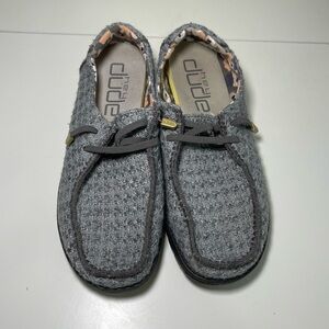 Hey Dude Grey wendy wooven Cinder Slip On Shoes in Size US 10